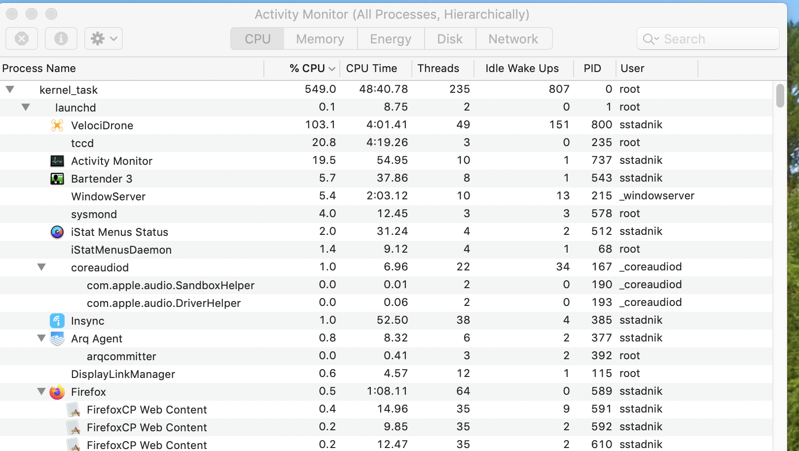 Fugtig Stationær analyse How I fixed kernel_task consuming 100% of my MacBook's CPU | Sergey  Stadnik's blog