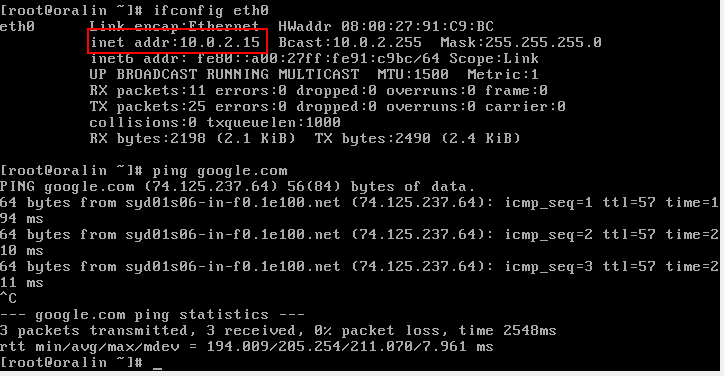 IPV4 started successfully