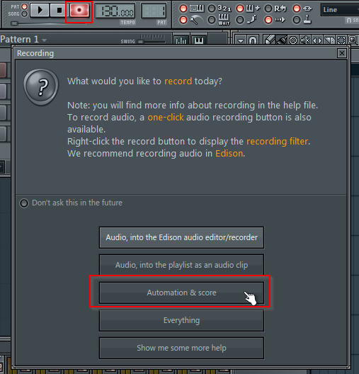 fl studio how to record midi