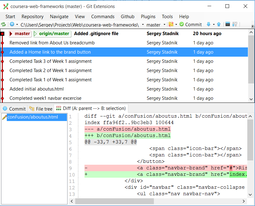 How to set up Git on Windows Sergey Stadnik's blog